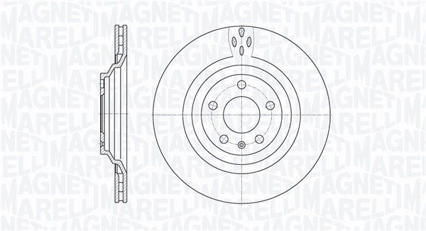 MAGNETI MARELLI Тормозной диск 361302040418